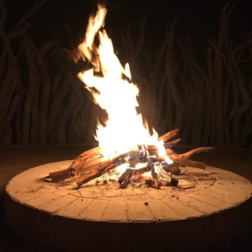 Camp fire Africa